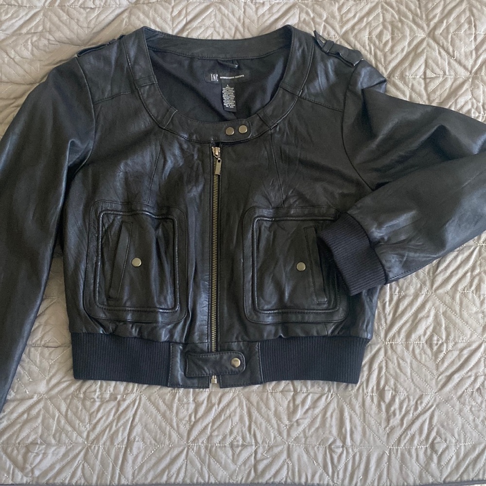 Inc International Concepts leather jacket